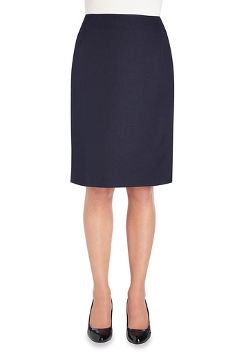 Pluto Straight Skirt-Navy