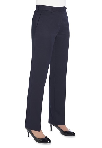 Aura Straight Leg Trouser-Navy