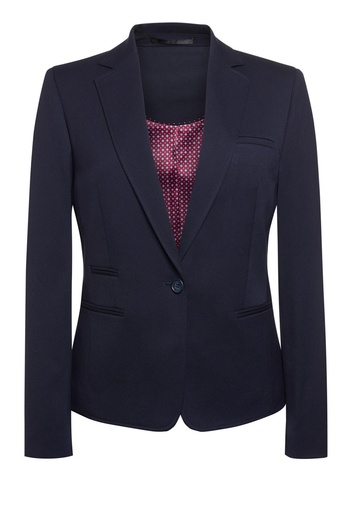 Ariel Slim Fit Jacket-Navy