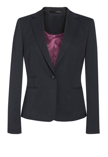 Ariel Slim Fit Jacket-Char P/Dot