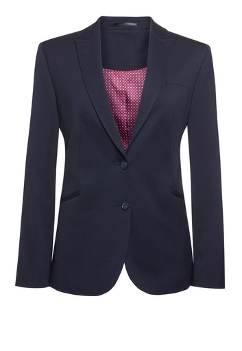Cordelia Tailored Fit Jacket-Navy