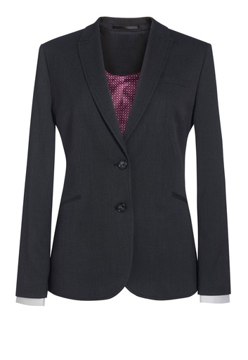 Cordelia Tailored Fit Jacket-Char P/Dot