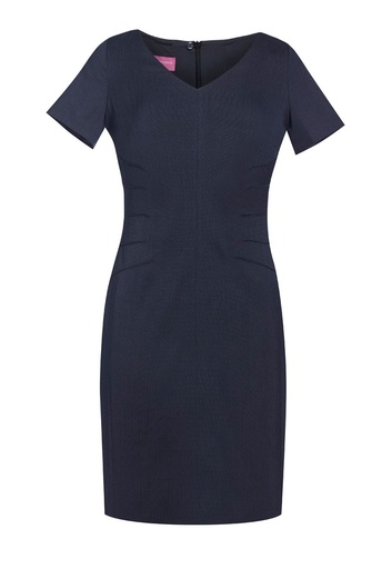 Portia Dress-Navy P/Dot