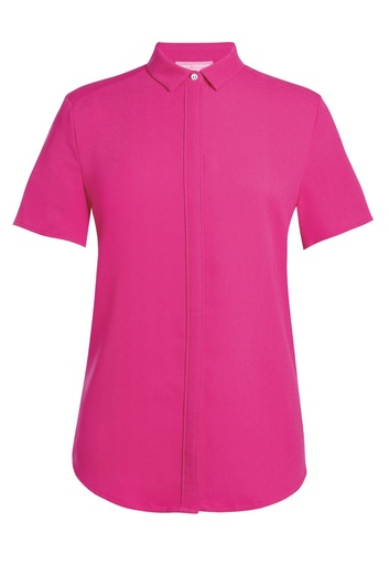 DISC Venezia S/S Crepe Blouse-Fuchsia