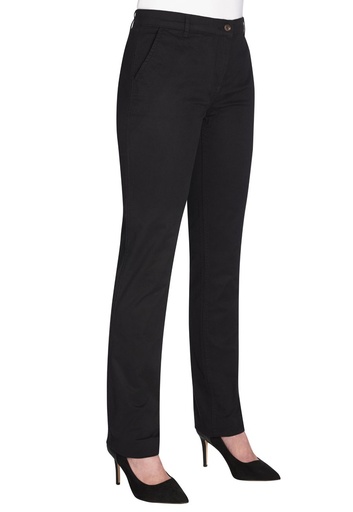 Houston Slim Leg Chino Trouser-Black