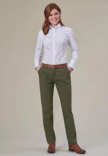 Houston Slim Leg Chino Trouser-Olive