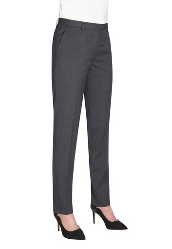 Hempel Slim Leg Trouser-Mid Grey