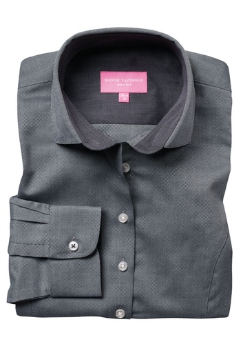 Aspen Ladies' L/S Blouse-Grey