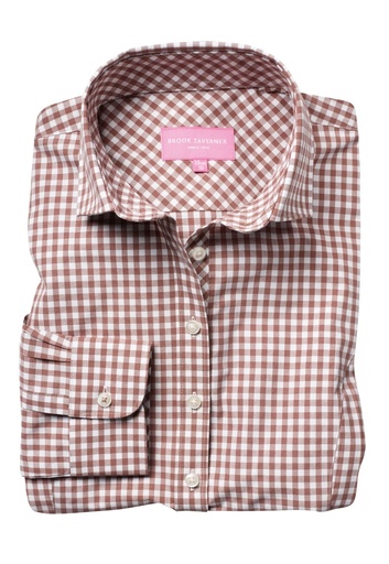 Kansas Ladies' L/S Blouse-Brown