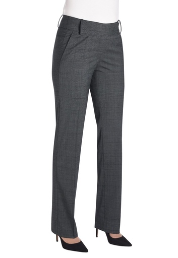 Genoa tailored leg trouser-Grey Check