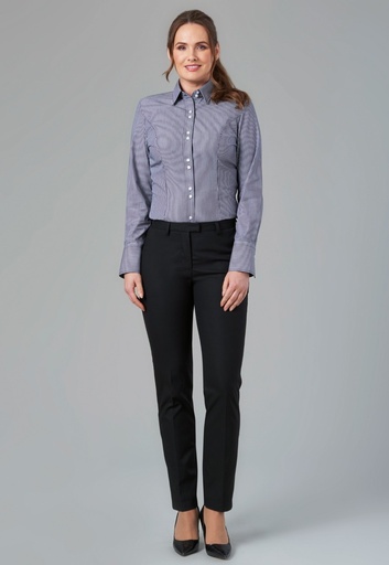 Paris Slim Leg Trouser-Black