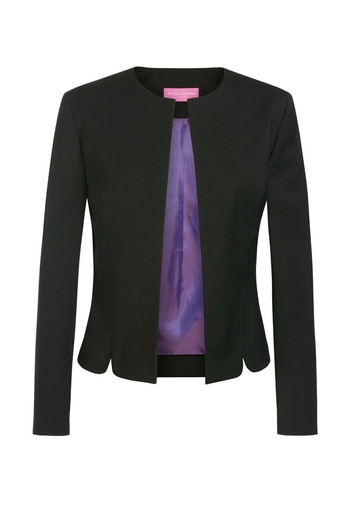 Rosa Tailored Fit Jacket-Black
