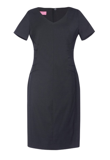 Marino Dress-Charcoal