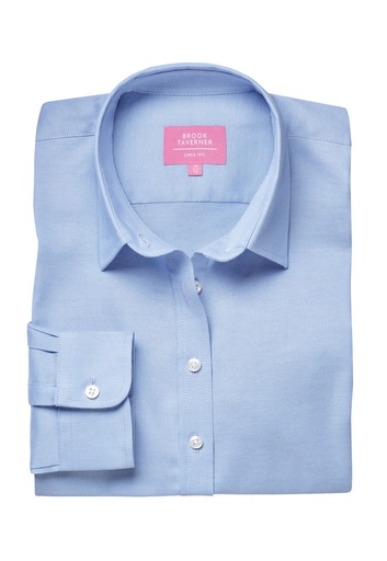 Albany Ladies' L/S Blouse-Sky Blue