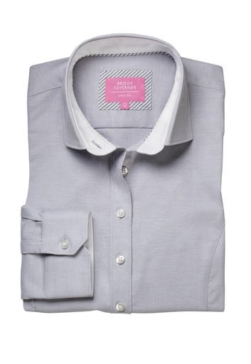 Mirabel Ladies' L/S Blouse-Grey