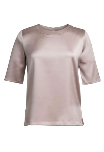 Ravenna 1/2 Sleeve Blouse-Taupe