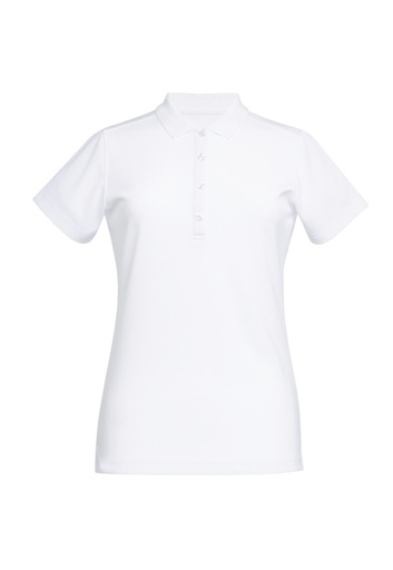 Laurel S/S Polo Shirt-White