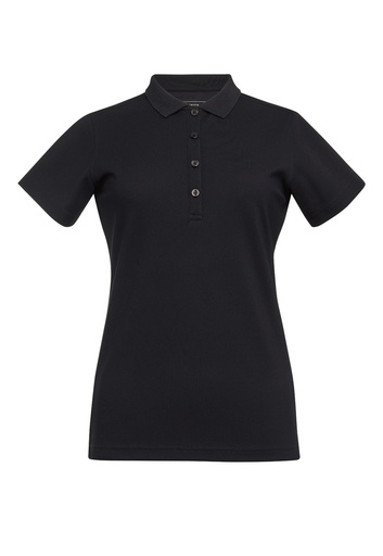 Laurel S/S Polo Shirt-Black