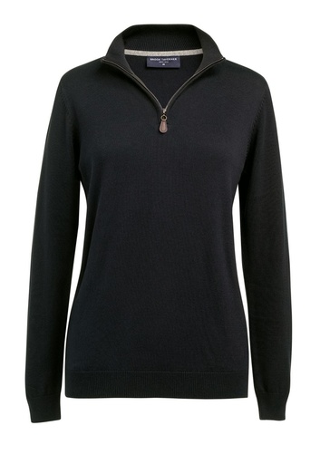 Taylor 1/4 Zip Jumper-Black