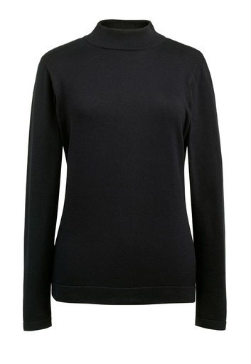 Golden Turtleneck Jumper-Black