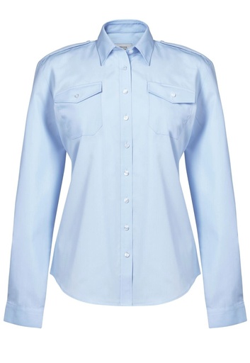 Athena L/S Pilot Shirt-Blue