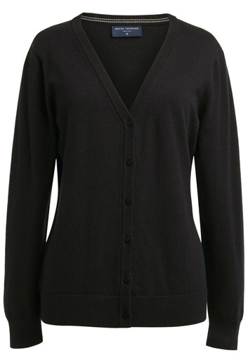 Sofia V Neck Cardigan-Black