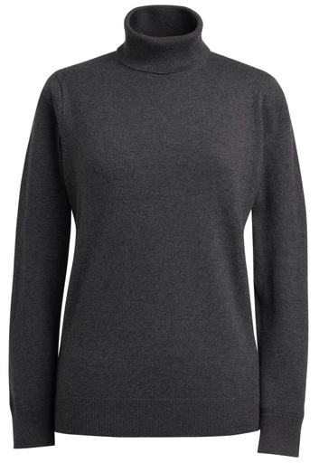 Athens Roll Neck Jumper-Charcoal