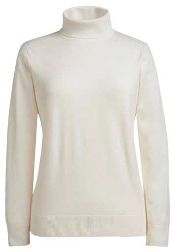 Athens Roll Neck Jumper-Cream