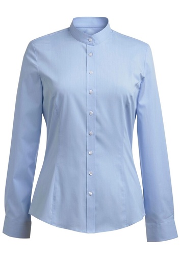 Amelia Ladies' L/S Blouse-Sky Blue