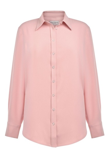 Bergamo L/S Crepe Blouse-Pink