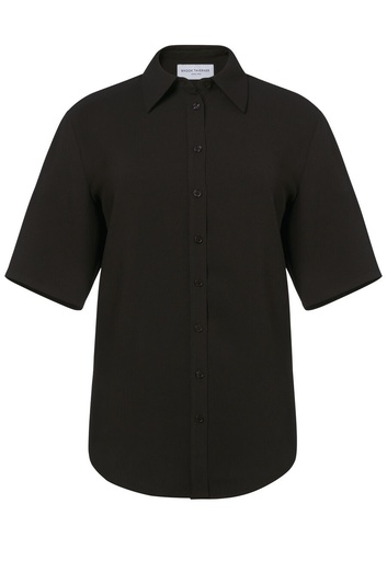 Garda S/S Crepe Blouse-Black