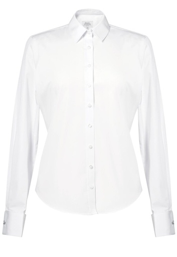 Oriano Ladies L/S Blouse-White