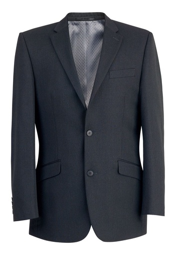 Zeus Tailored Fit Jacket-Charcoal