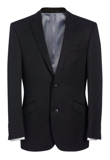 Zeus Tailored Fit Jacket-Black