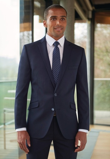 Holbeck Slim Fit Jacket-Navy Plain