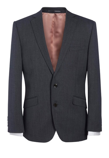Holbeck Slim Fit Jacket-Mid Grey