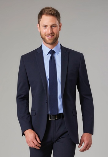Pegasus Slim Fit Jacket-Navy P/Dot