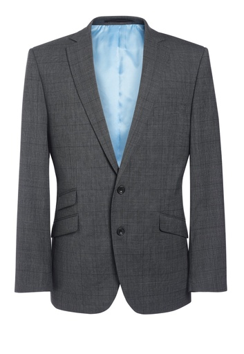 Cassino slim fit jacket-Grey Check
