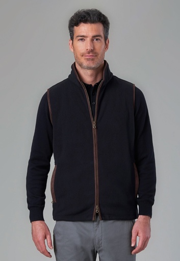 Cincinnati Fleece Gilet-Gunmetal