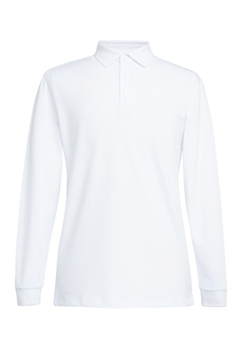 Frederick L/S Polo Shirt-White