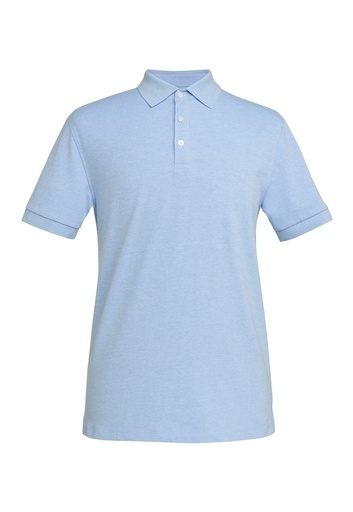 Hampton S/S Polo Shirt-Sky Marl