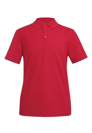Columbia S/S Polo Shirt-Red