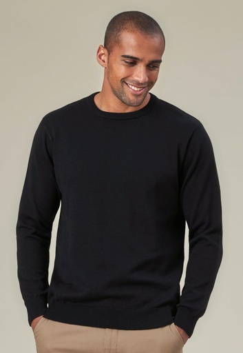 Jackson Crew Neck Jumper-Black
