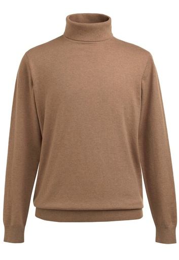 Oslo Roll Neck Jumper-Oatmeal