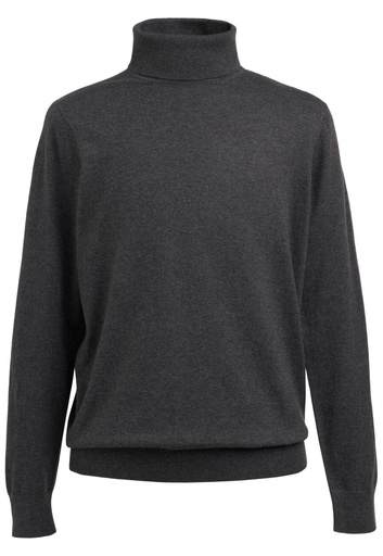 Oslo Roll Neck Jumper-Charcoal