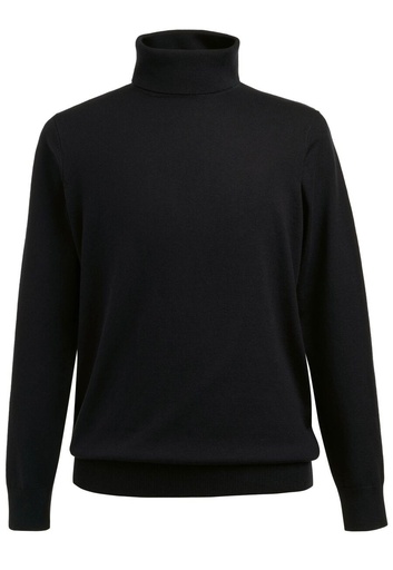 Oslo Roll Neck Jumper-Black