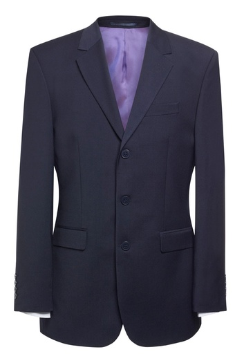 DISC Imola Classic Fit Jacket-Navy Plain
