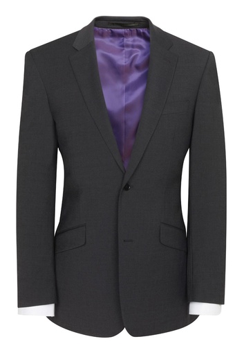 Avalino Tailored Fit Jacket-Charcoal