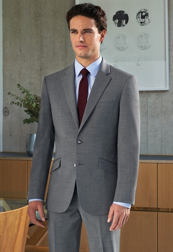 Avalino Tailored Fit Jacket-Light Grey