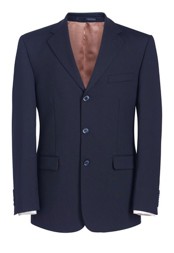 Langham Classic Fit Jacket-Navy Plain
